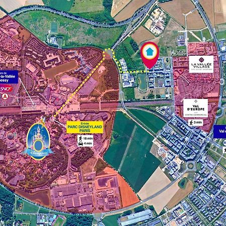 Disneyland-Paris, Studio 2 Pers, Wifi Serris Exteriör bild